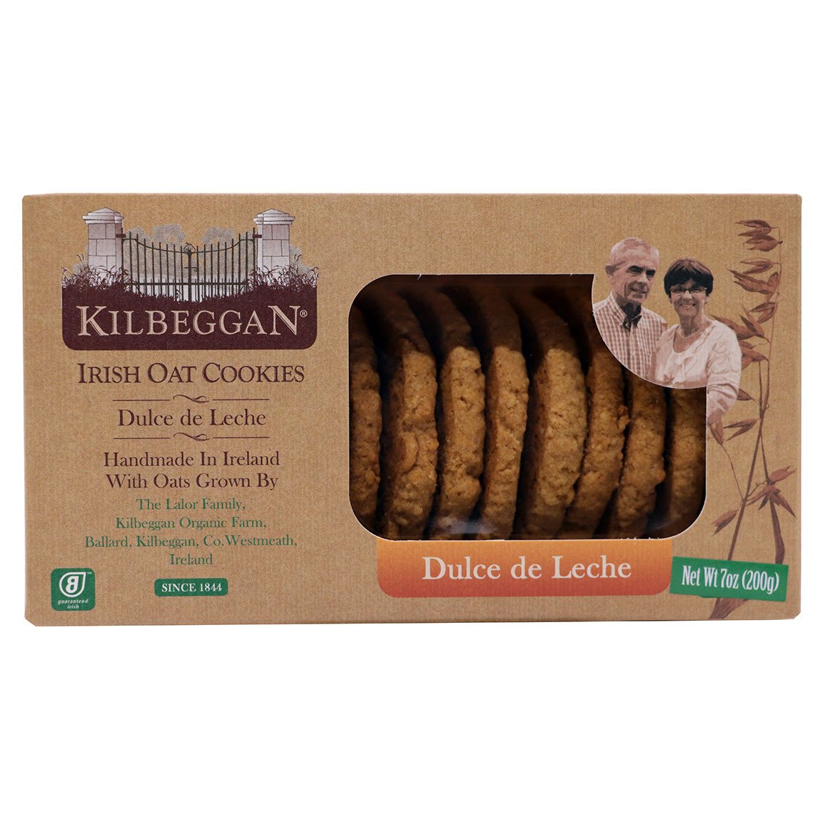 Kilbeggan Irish Oat Cookies, Dulce De Leche, 7 Ounce
