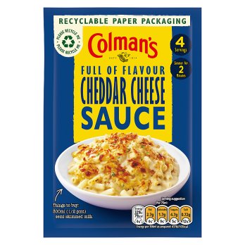 Colman's Cheddar Cheese Sauce Sachet 40g