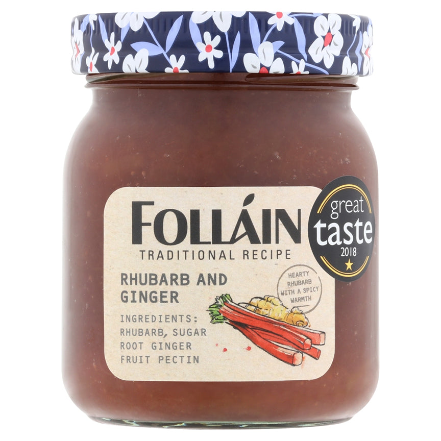 Follain Irish Jam Rhubarb and Ginger 13 oz