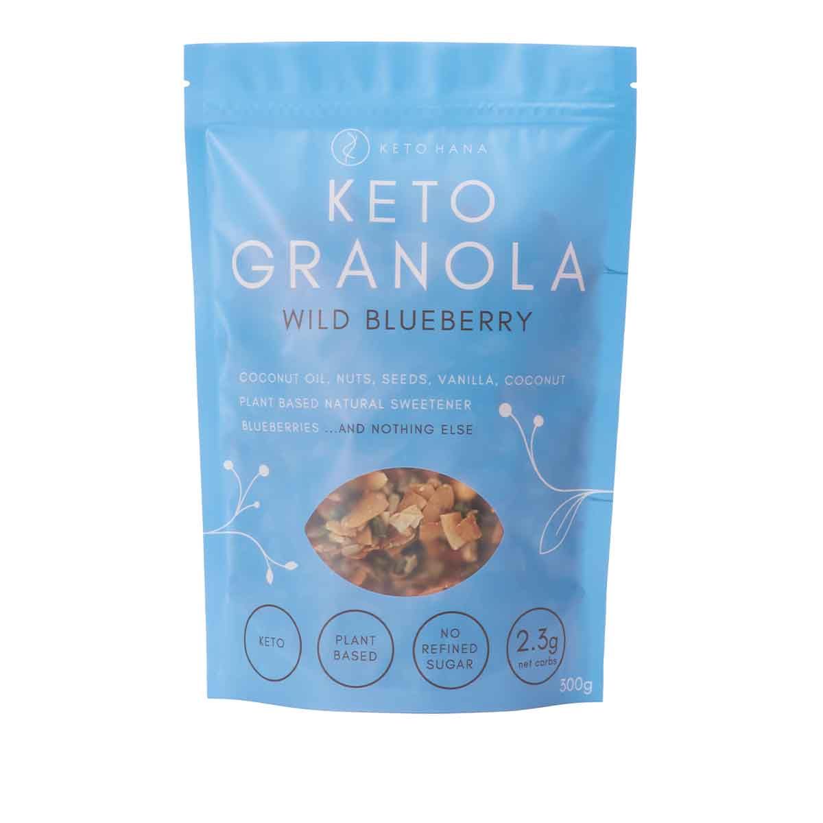 Keto Hana Wild Blueberry Granola 300g