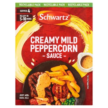 Schwartz Creamy Mild Peppercorn Sauce 25g