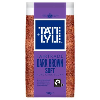 Tate & Lyle Dark Brown Soft Sugar 500g