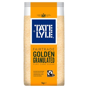 Tate & Lyle Fairtrade Golden Granulated Pure Cane Sugar 1kg