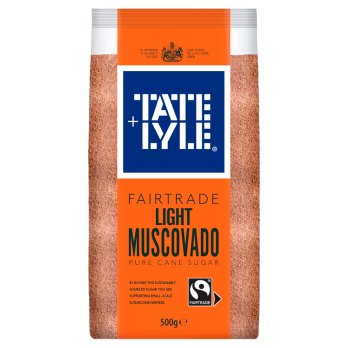 Tate & Lyle Fairtrade Light Muscovado Pure Cane Sugar 500g