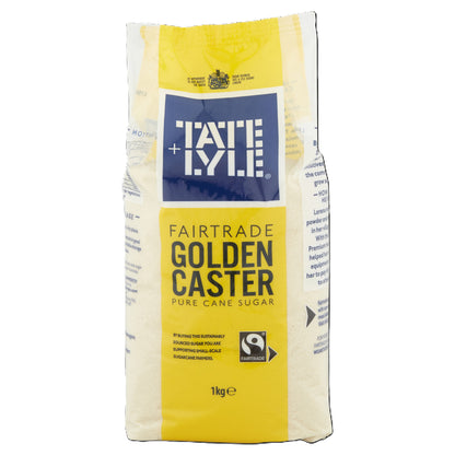 Tate & Lyle Golden Caster Pure Cane Sugar 1kg